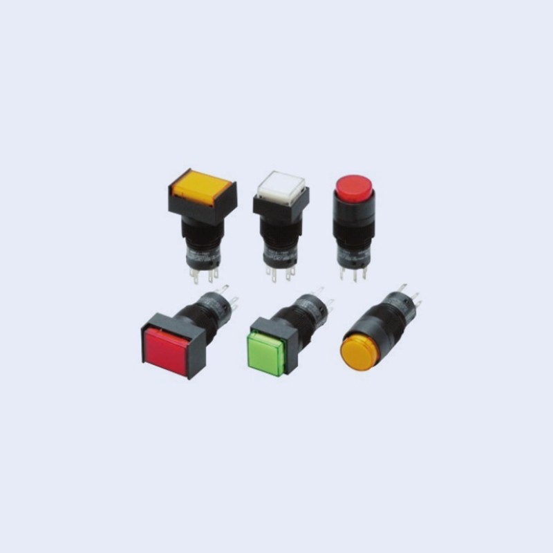 A3C系列按鈕歐姆龍開關（帶燈、不帶燈）（圓型φ12）